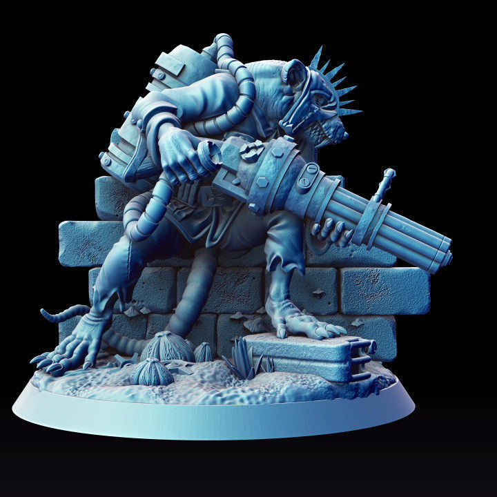 FANTASY WWII REICH RATMAN HMG VERSION 3D print model_1