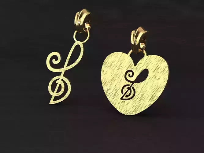HEART SONG- pendant 3D print model