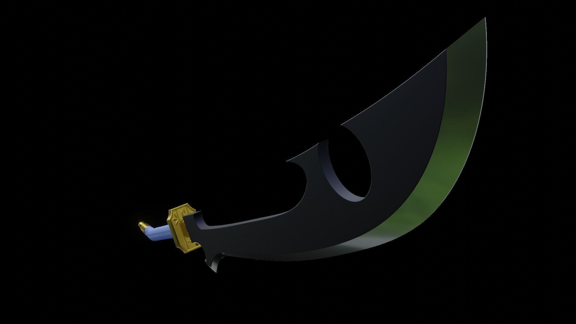 Bleach Shunsui Kyoraku Blade 3D print model_6