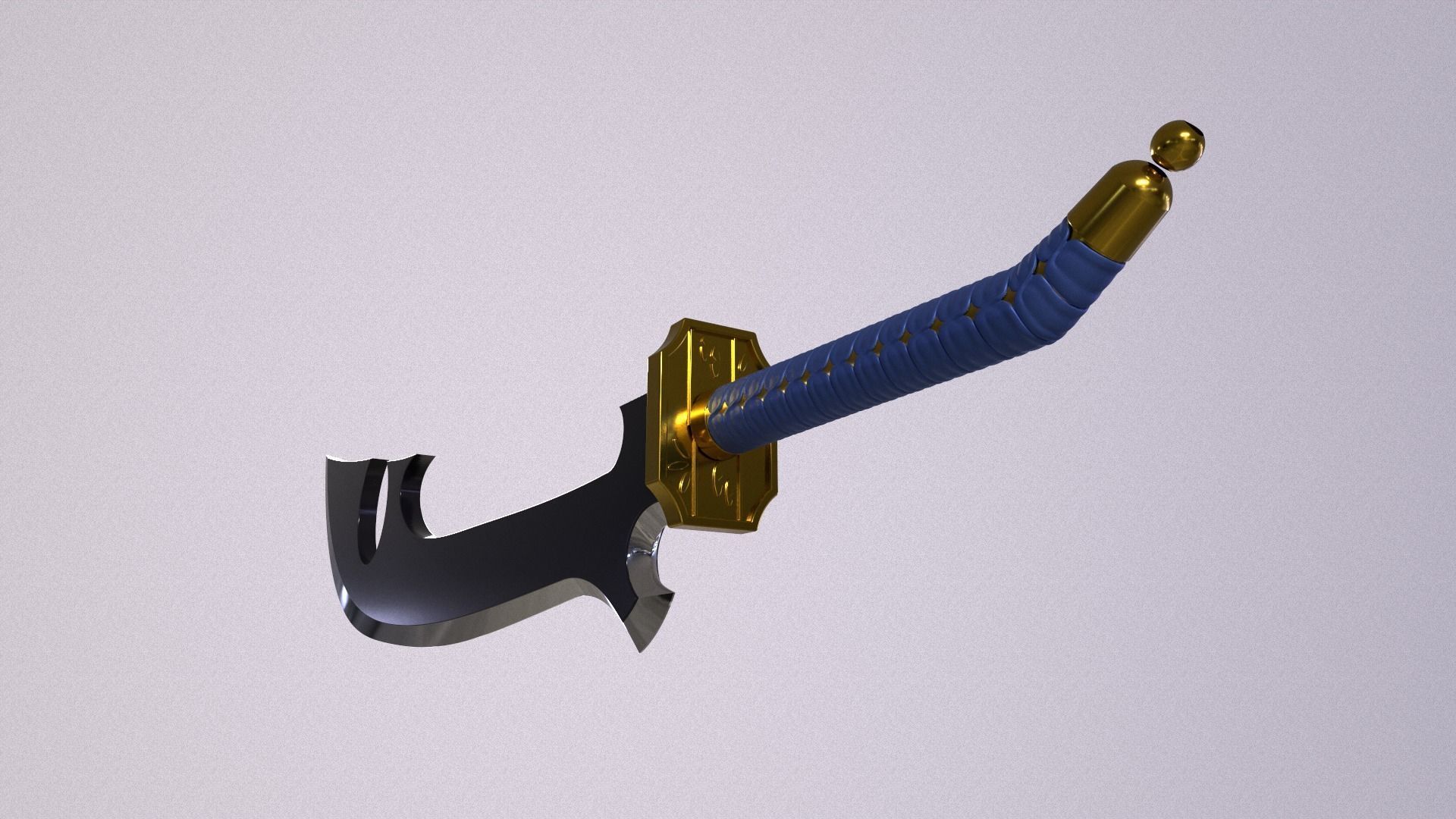 Bleach Shunsui Kyoraku Blade 3D print model_8