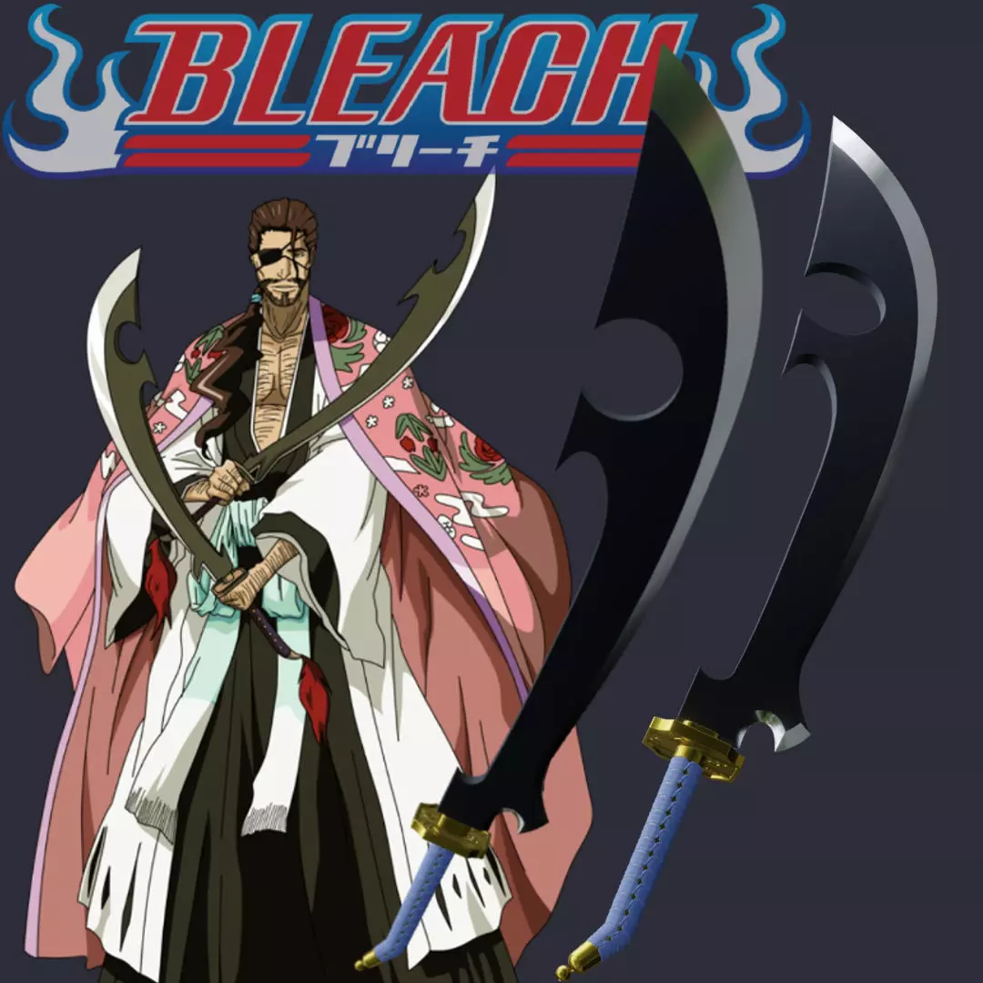 Bleach Shunsui Kyoraku Blade 3D print model_0