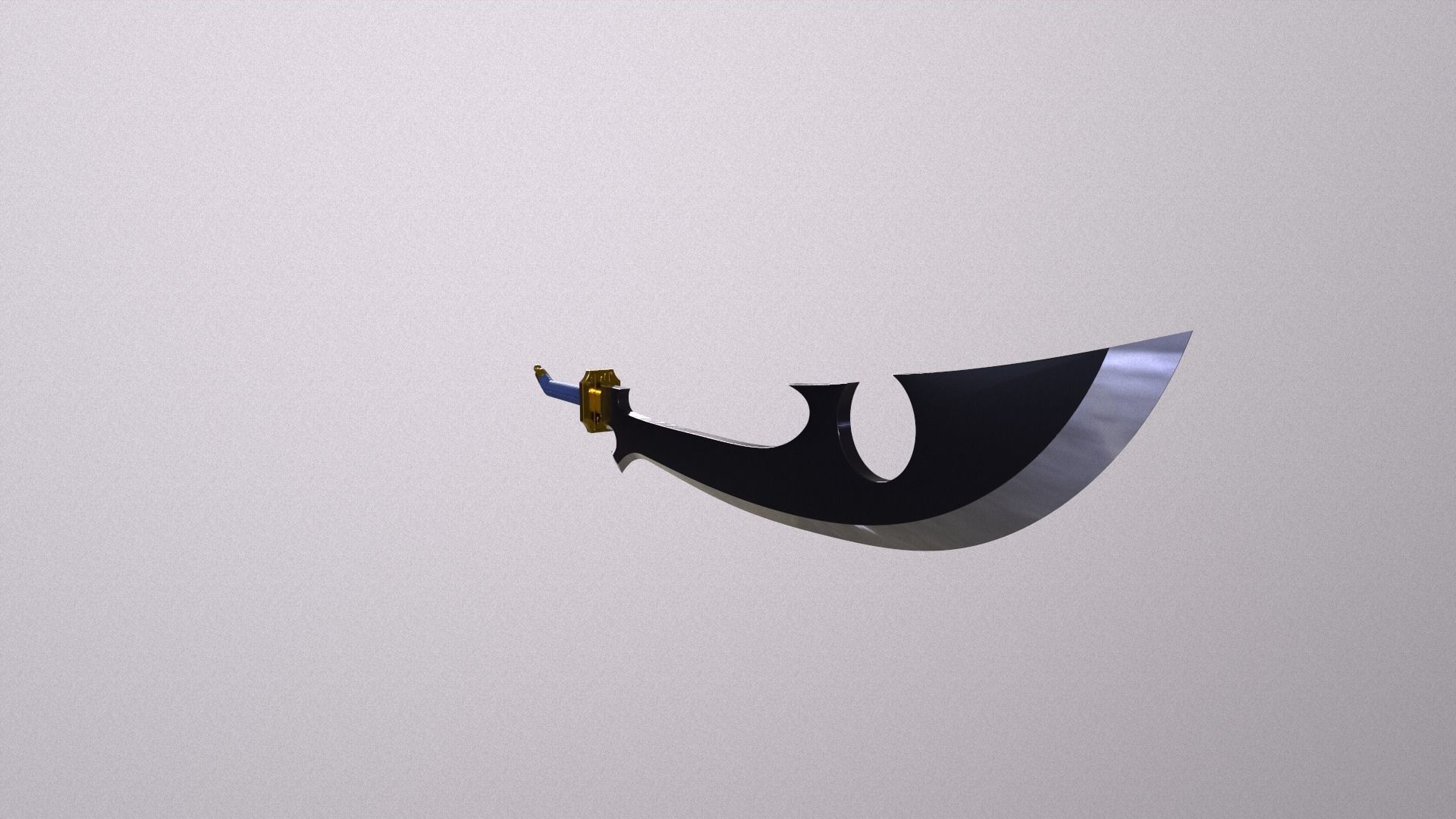 Bleach Shunsui Kyoraku Blade 3D print model_12