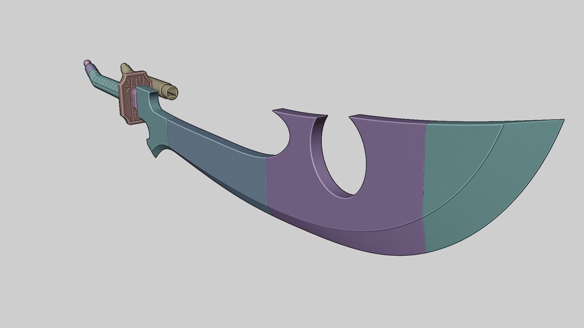 Bleach Shunsui Kyoraku Blade 3D print model_16