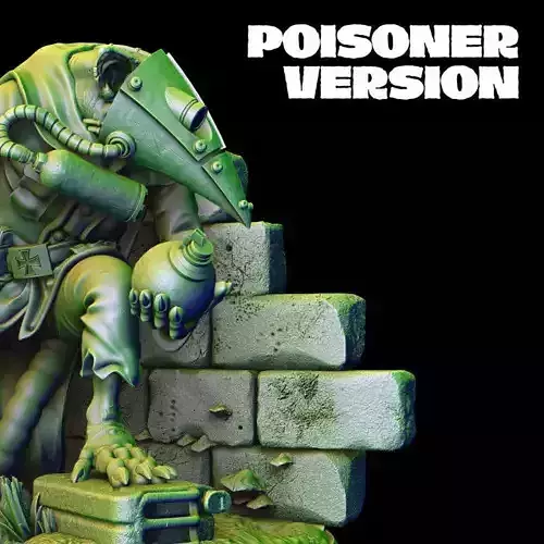  FANTASY WWII REICH RATMAN POISONER VERSION 3D print model