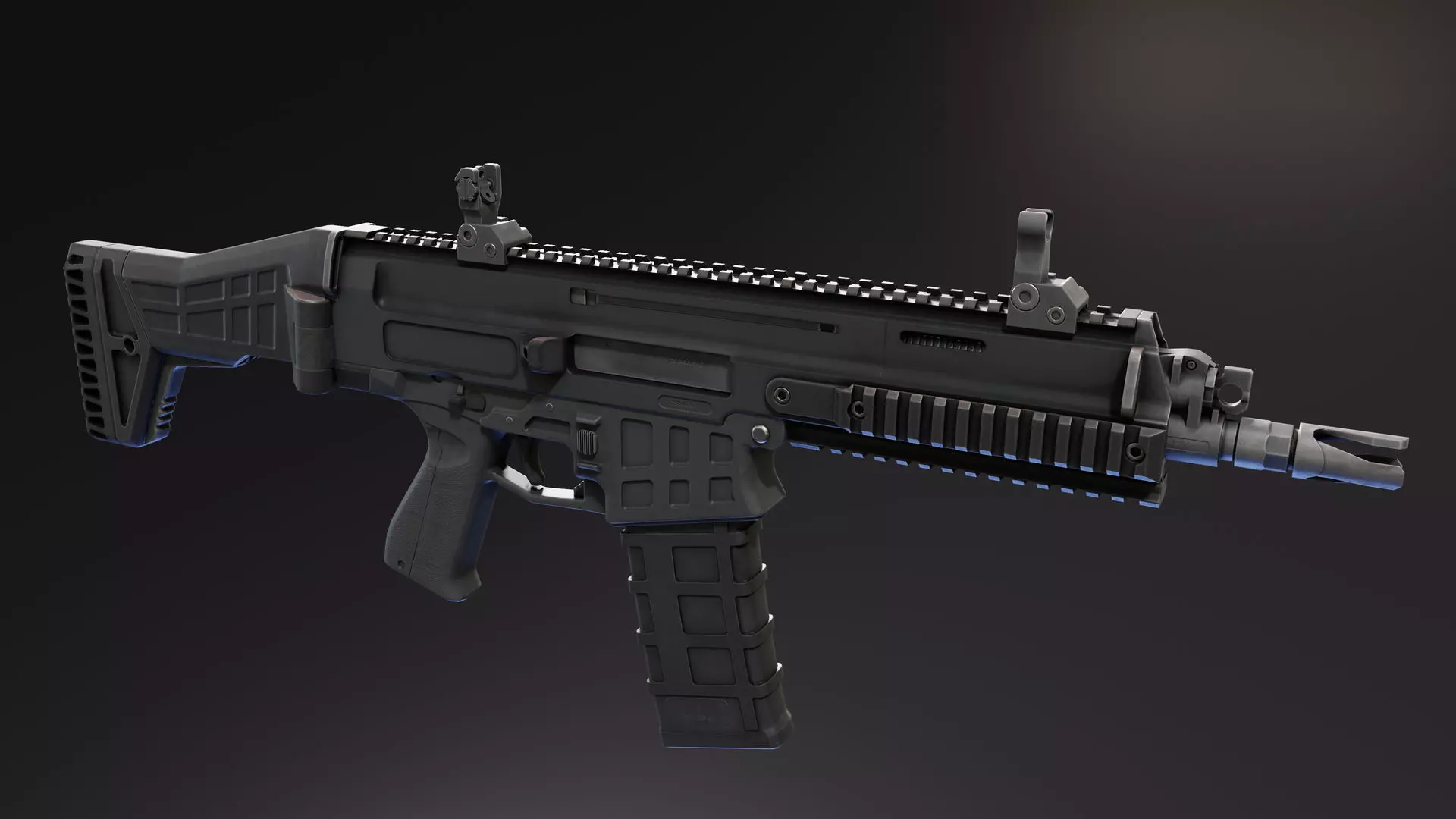 CZ Bren 2 NATO Low-poly 3D model_0