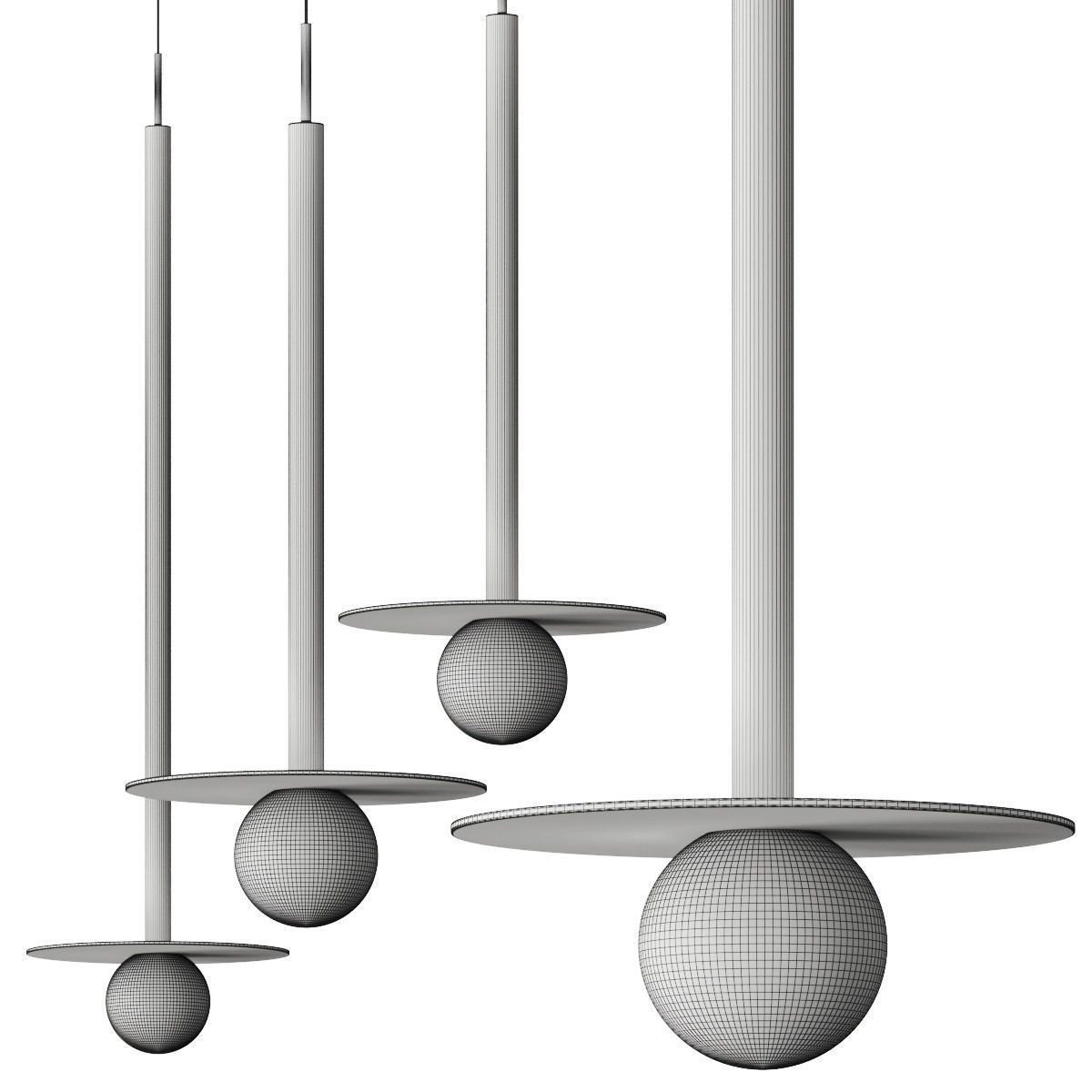 Lulu and Georgia Nodes Pendant Lamp 3D model_1