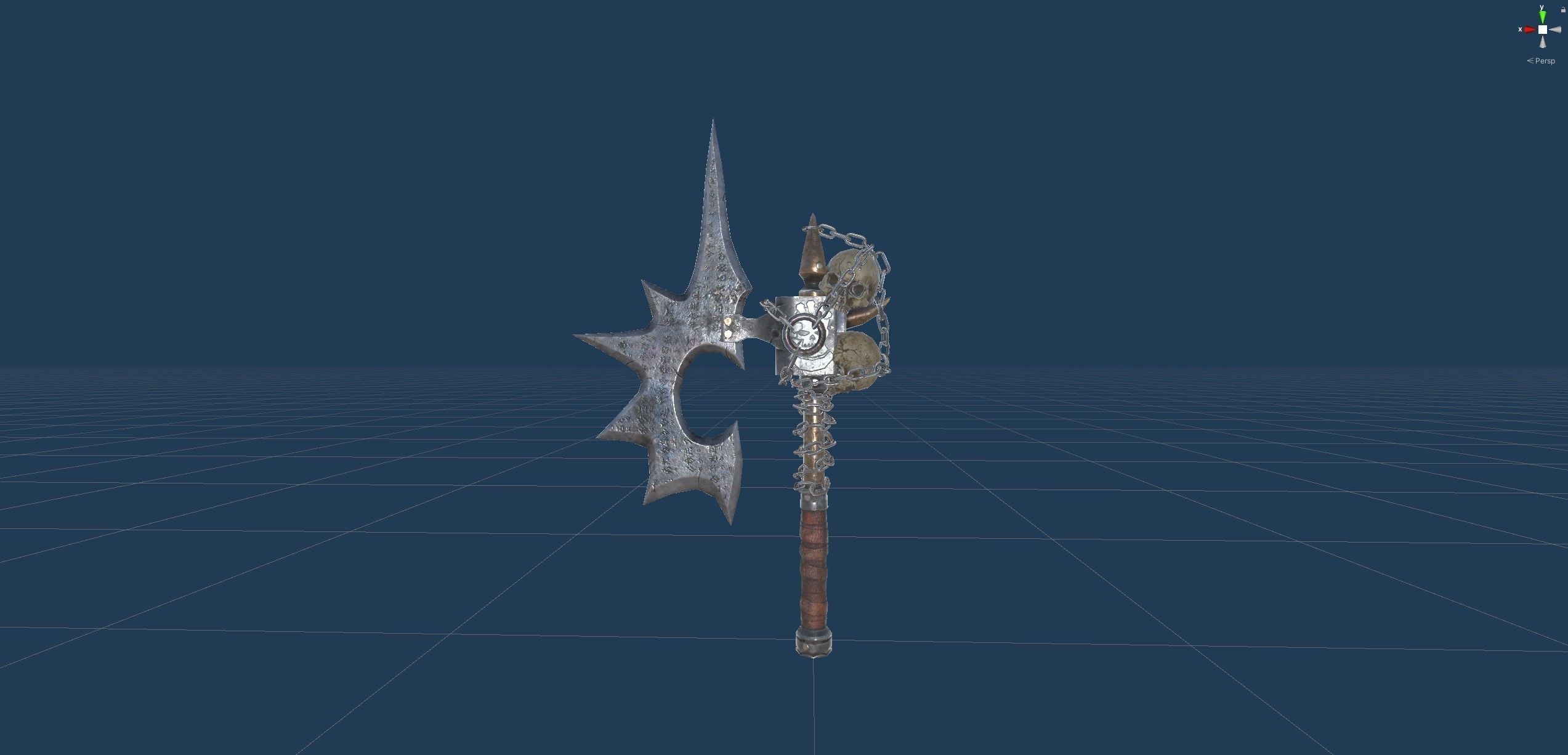 Clunk - Demon Warrior Low-poly 3D model_18