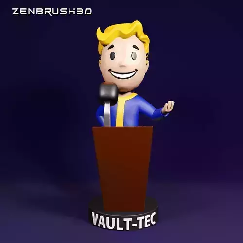 BOBBLEHEAD TALK - FALLOUT 4 3D print model