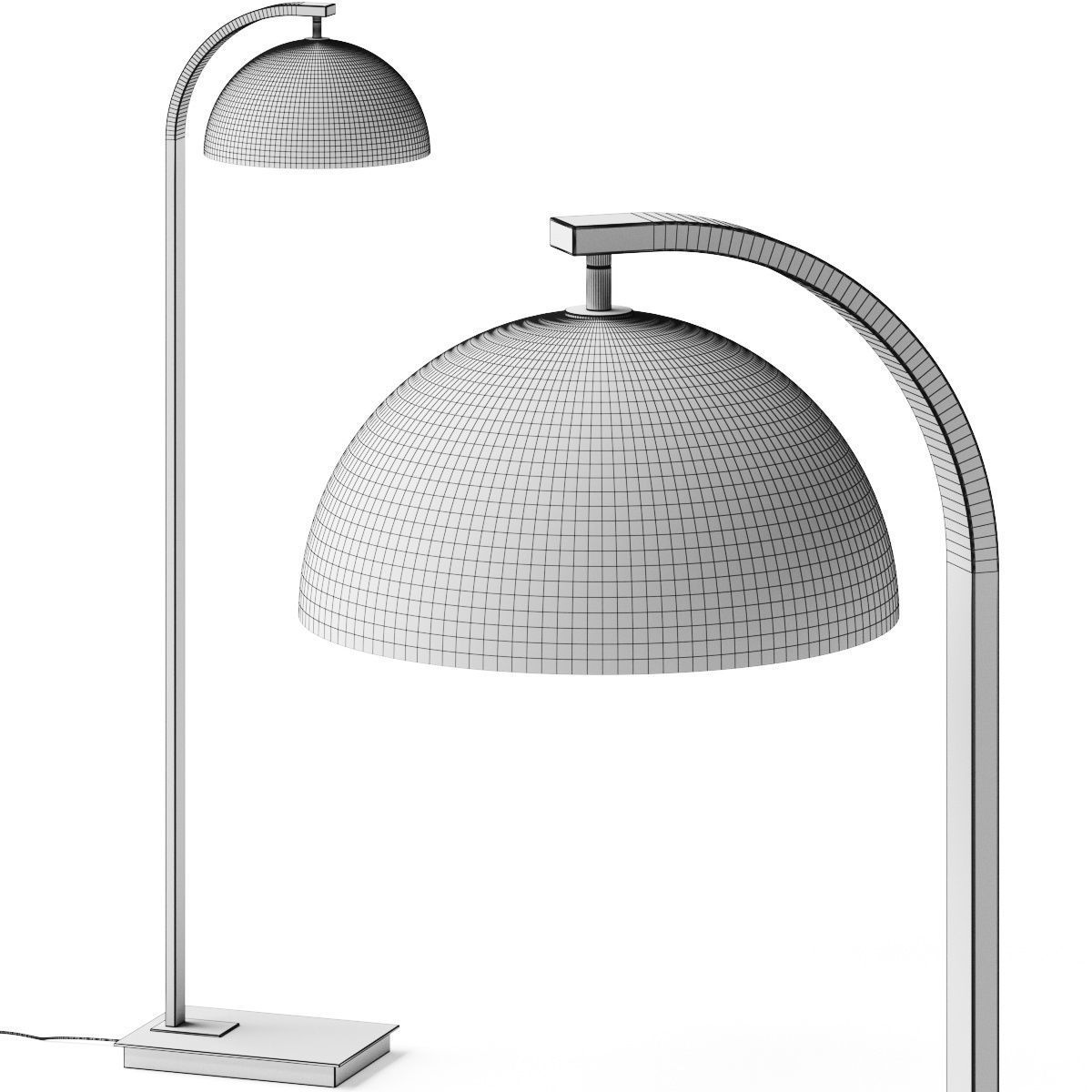 Lulu and Georgia Regina Andrew Otto Floor Lamp 3D model_1