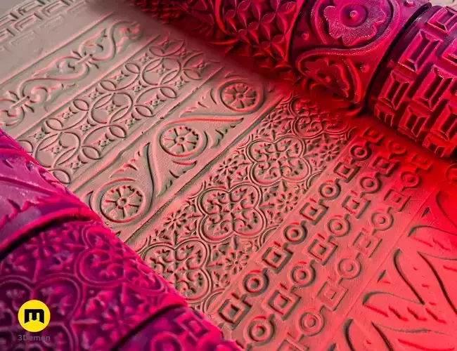 Texture Rollers - RenaissTexture Rollers 3D print model