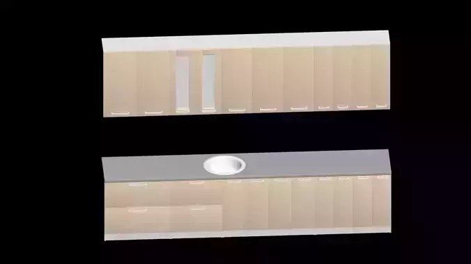 Kitchen Furniture Sink and wall cabins