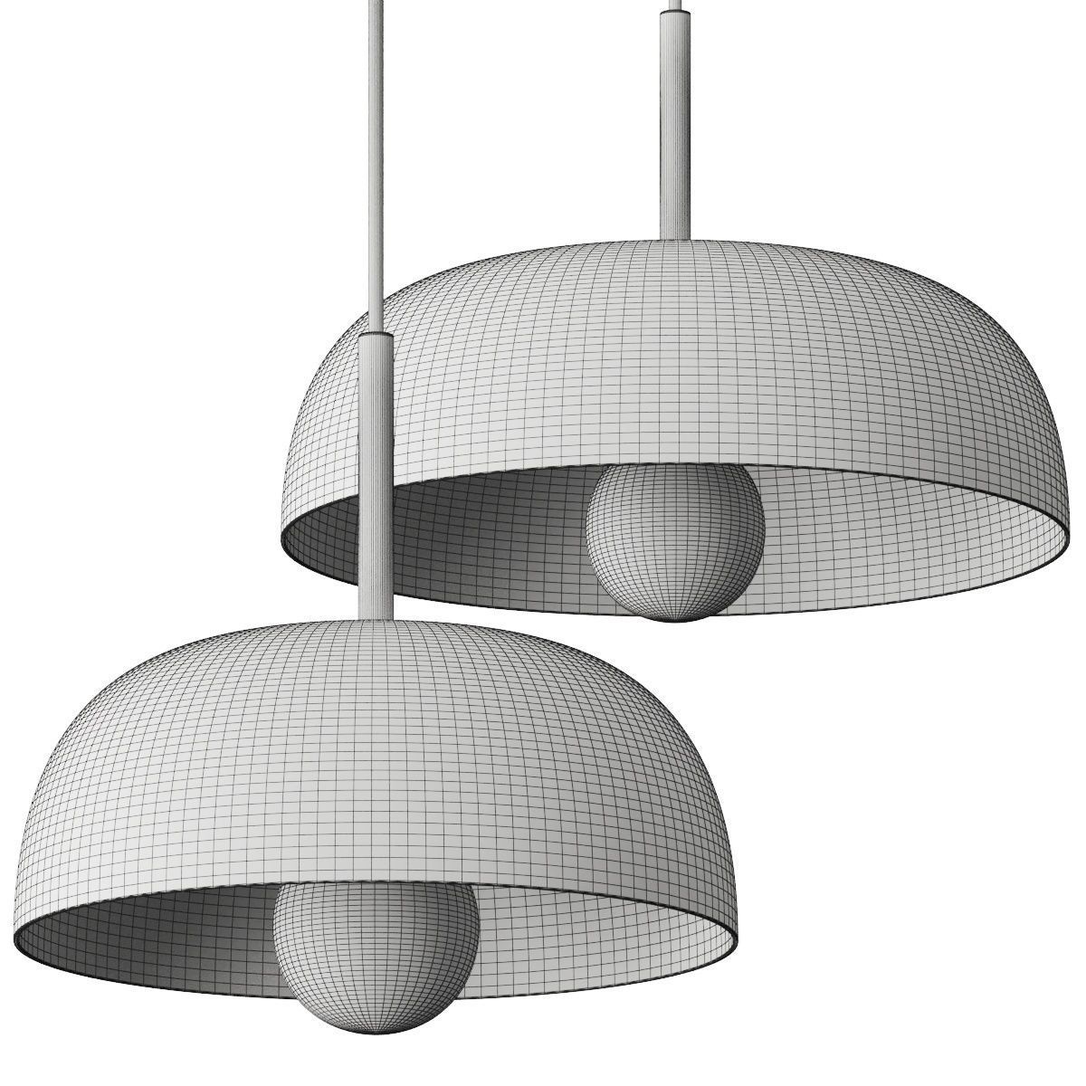 Lulu and Georgia Dea Pendant Lamp 3D model_1
