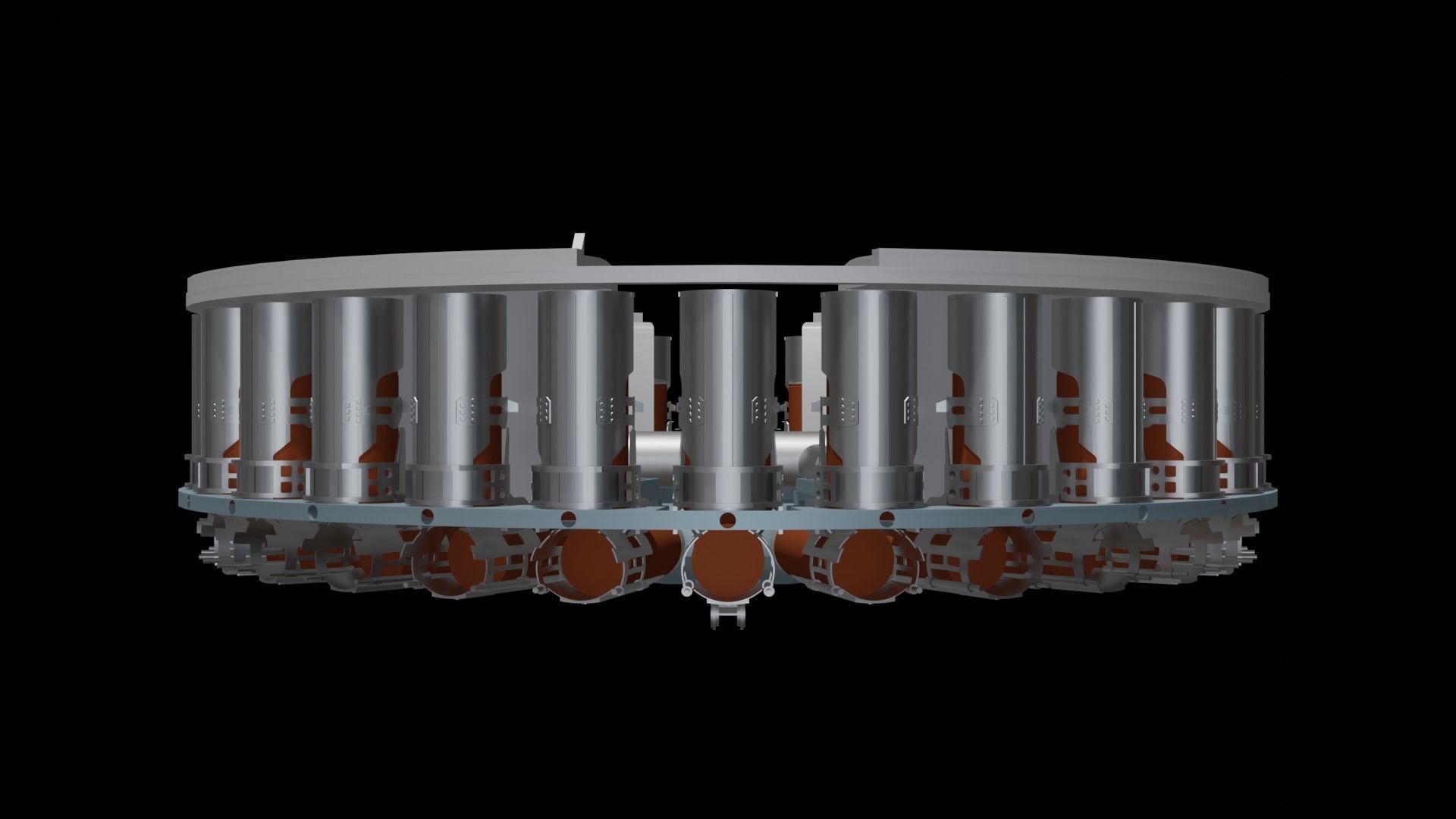 T-64 T-80 MZ Simplified Carousel Autoloader 3D model_7