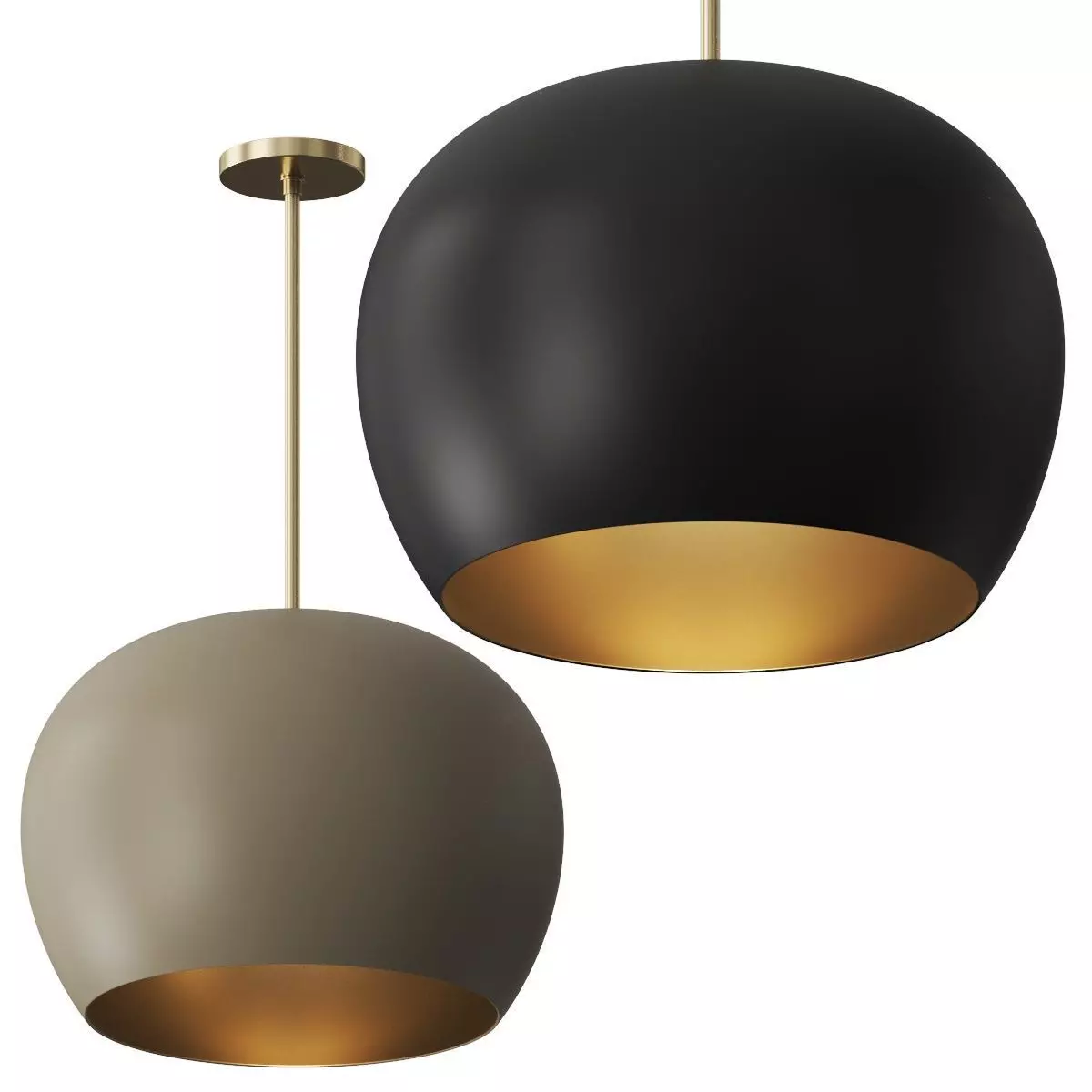 Lulu and Georgia Patton Pendant Lamp 3D model_0