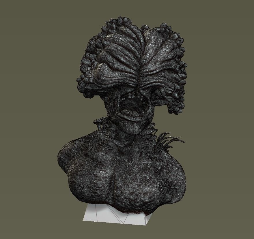 Clicker Zombie from Last of Us 3D print model_2