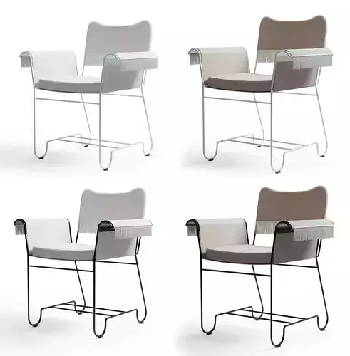 Gubi Tropique Dining Chair all modifications