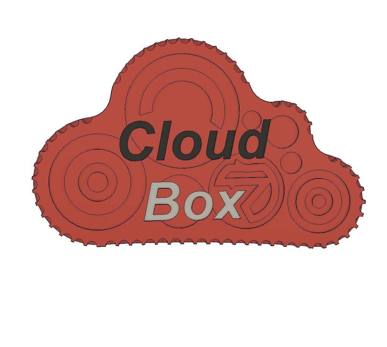 CLOUD BOX 3D print model_2