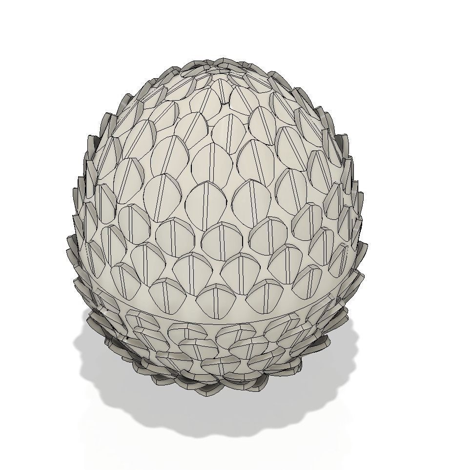 DRAGONS EGG BOX 3D print model_6