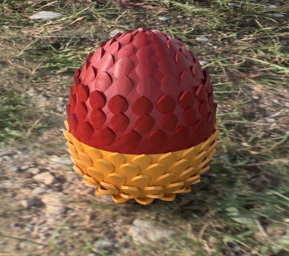 DRAGONS EGG BOX 3D print model_1