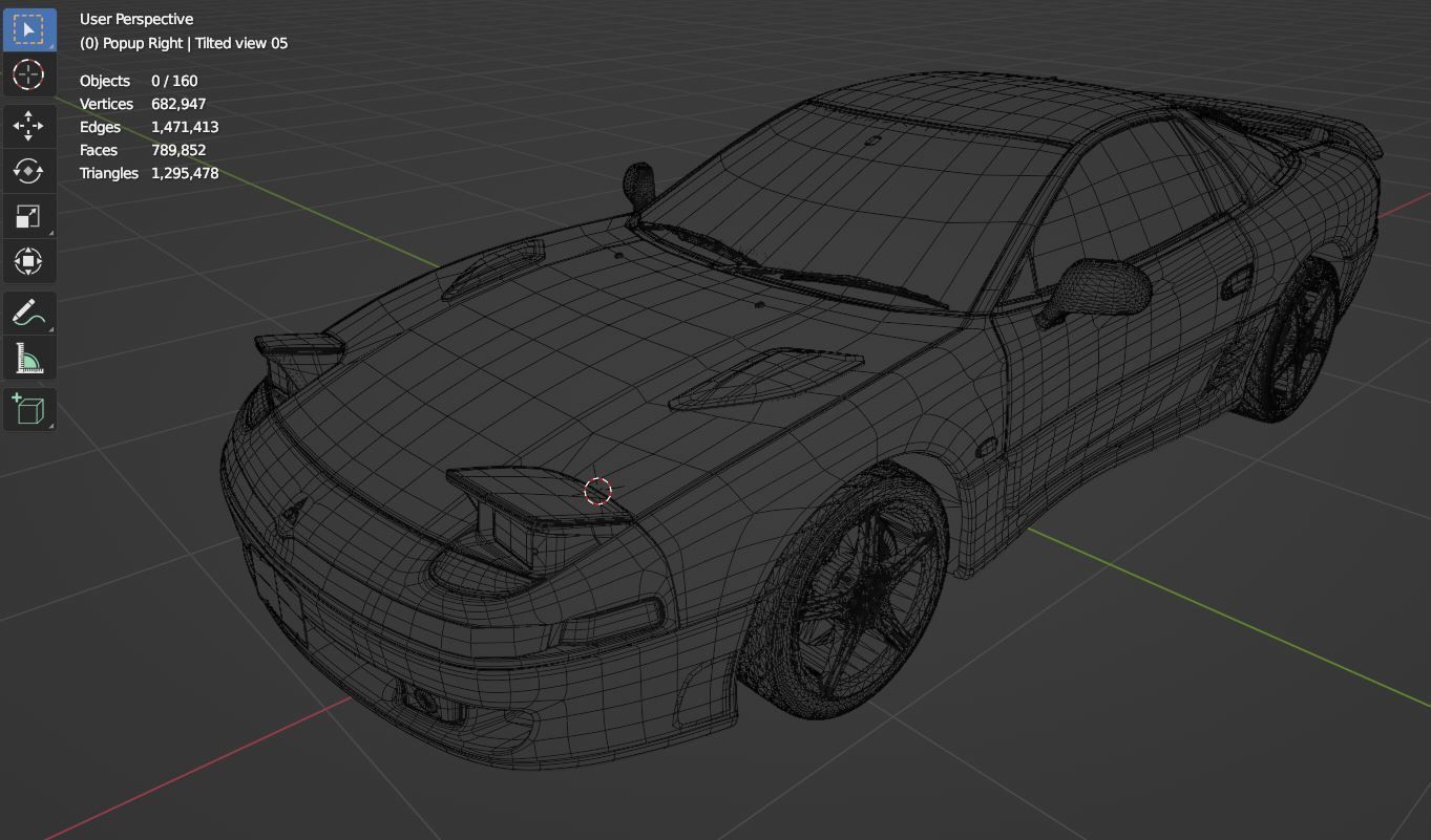 Mitsubishi 3000gt 3D model_14