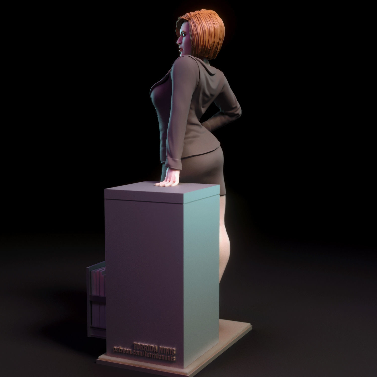 Dana Scully 3D print model_4