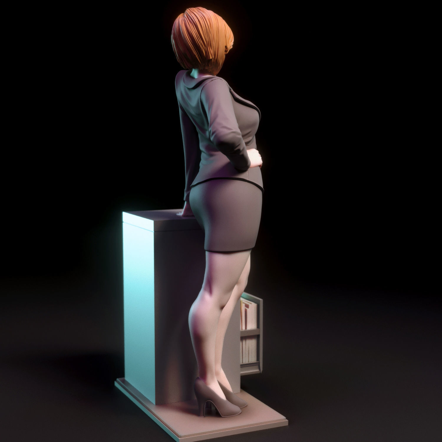 Dana Scully 3D print model_2
