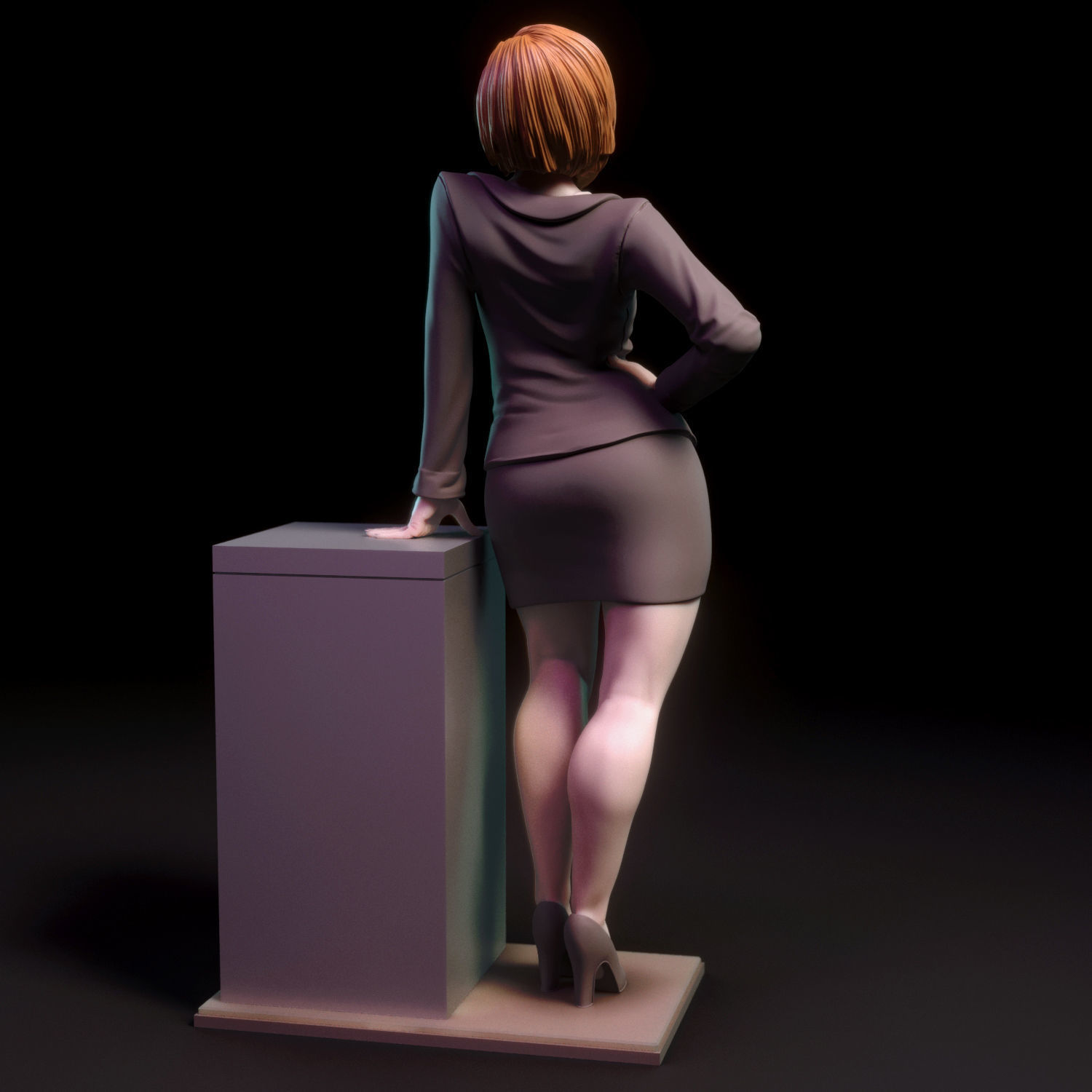 Dana Scully 3D print model_3