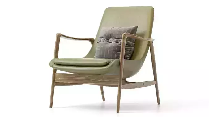 Vintage Lounge Chair by Rastad and Relling