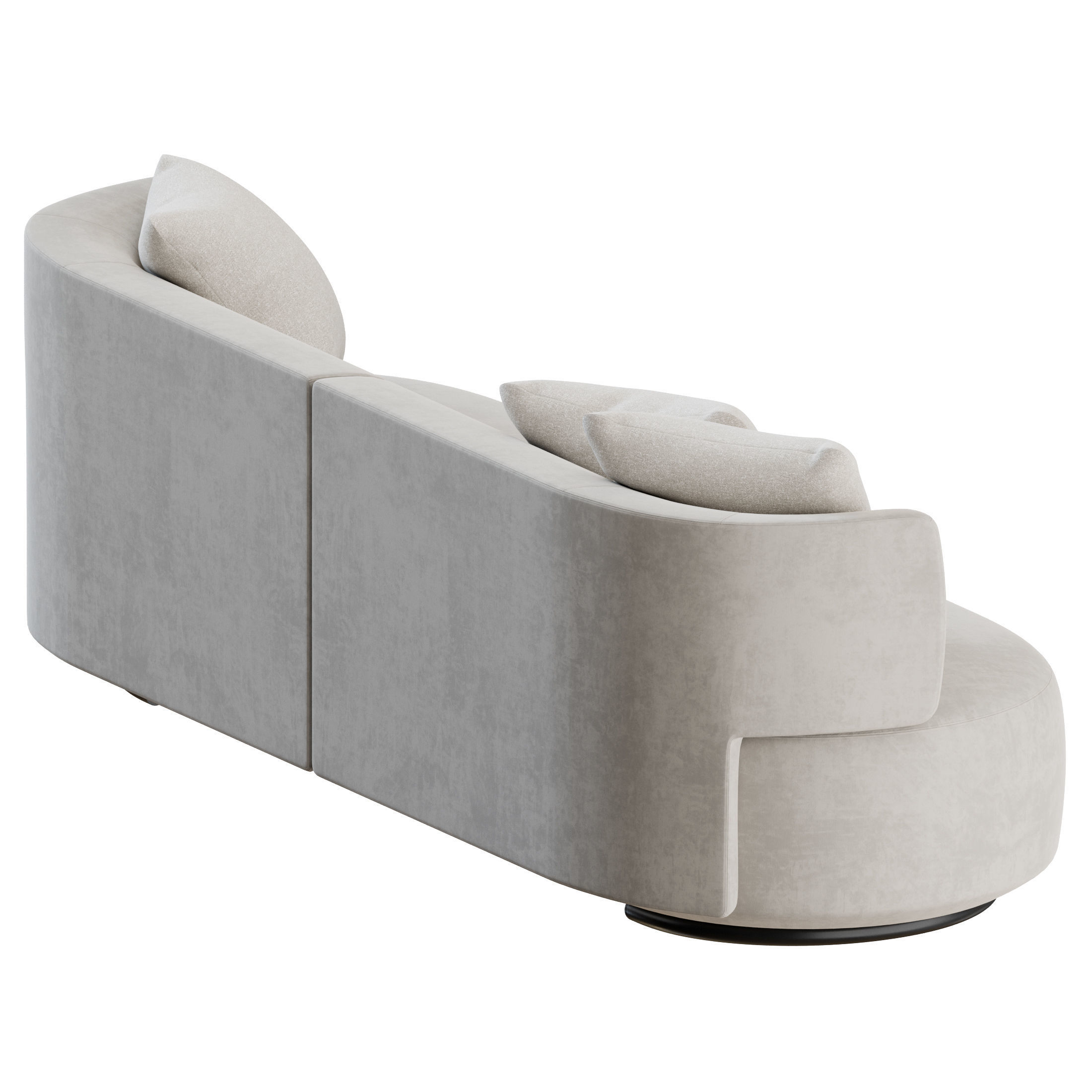 K-WAIT Sofa by Kartell 3D model_7