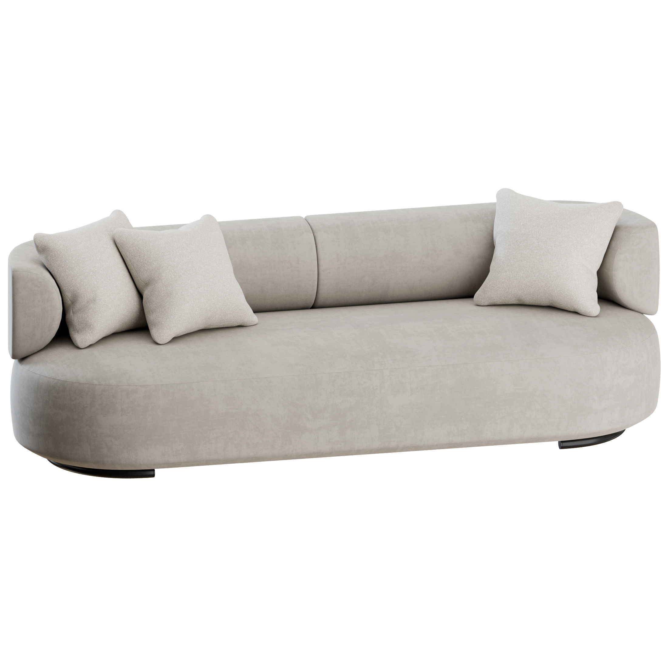 K-WAIT Sofa by Kartell 3D model_8