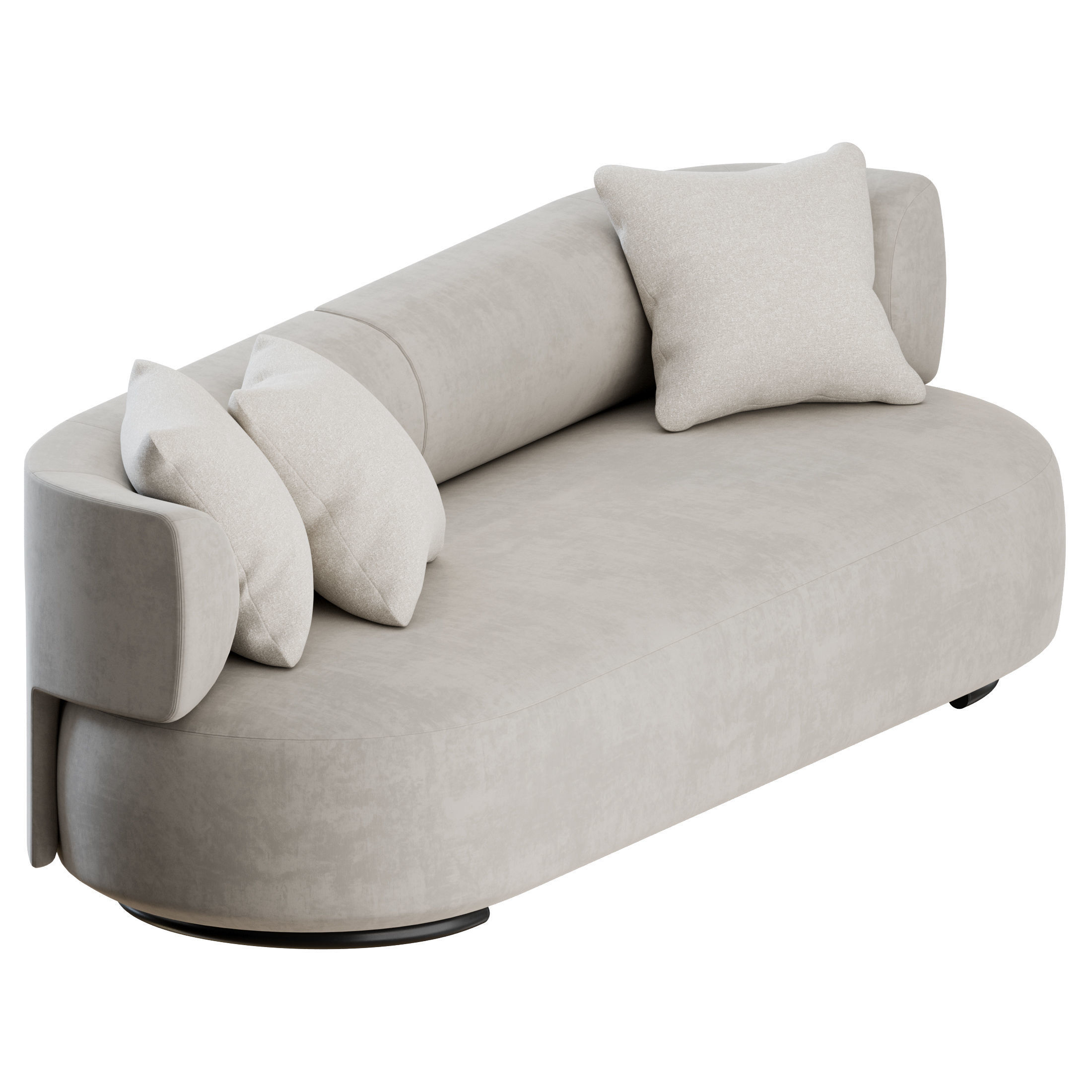 K-WAIT Sofa by Kartell 3D model_6