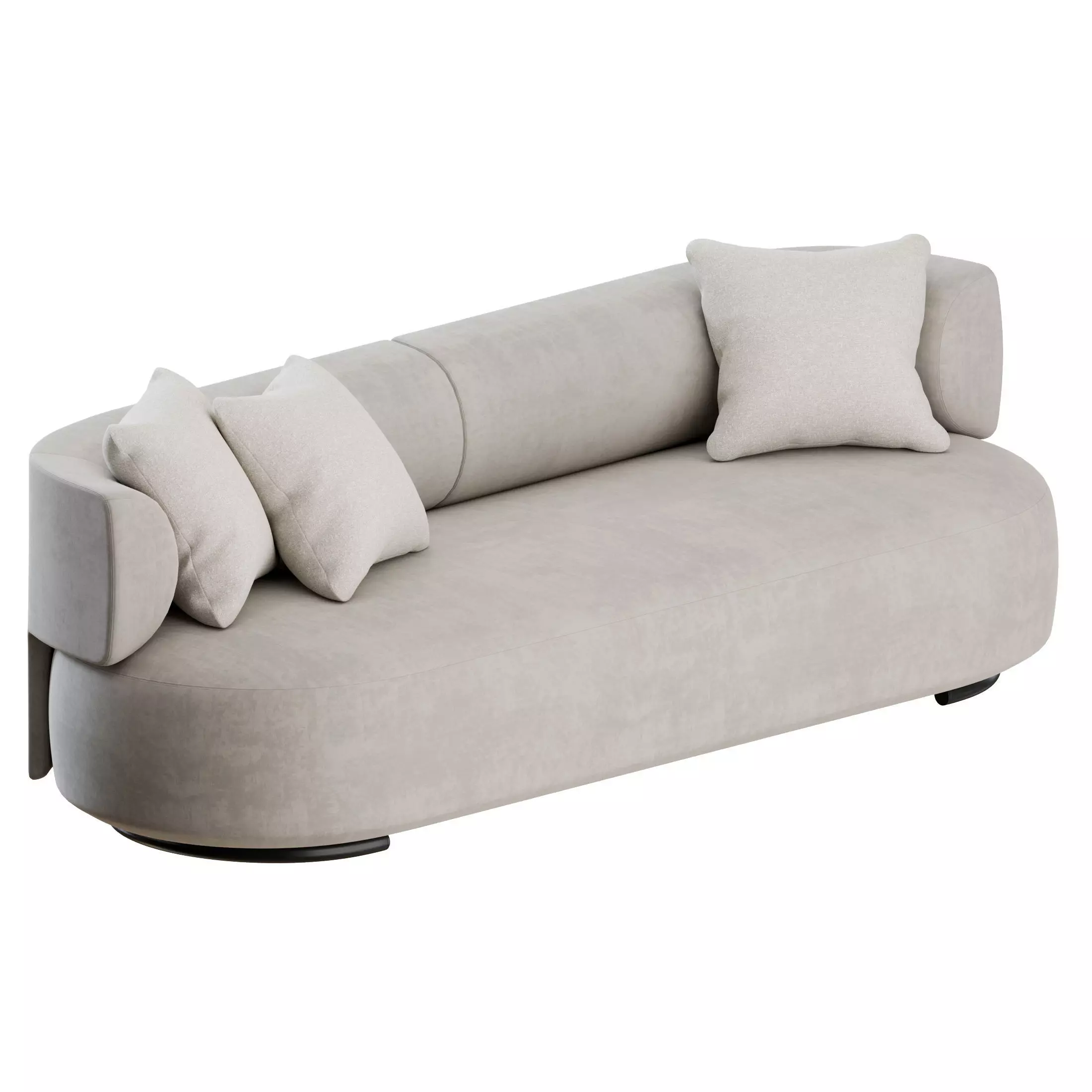 K-WAIT Sofa by Kartell 3D model_0