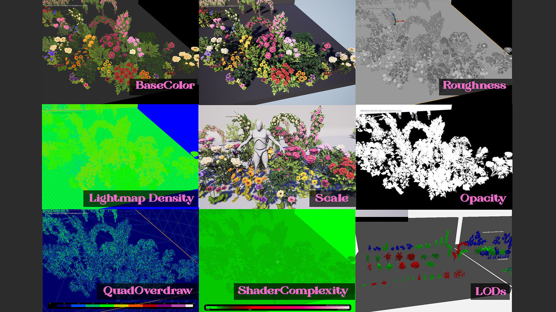 Flowers Pack Low-poly 3D model_22