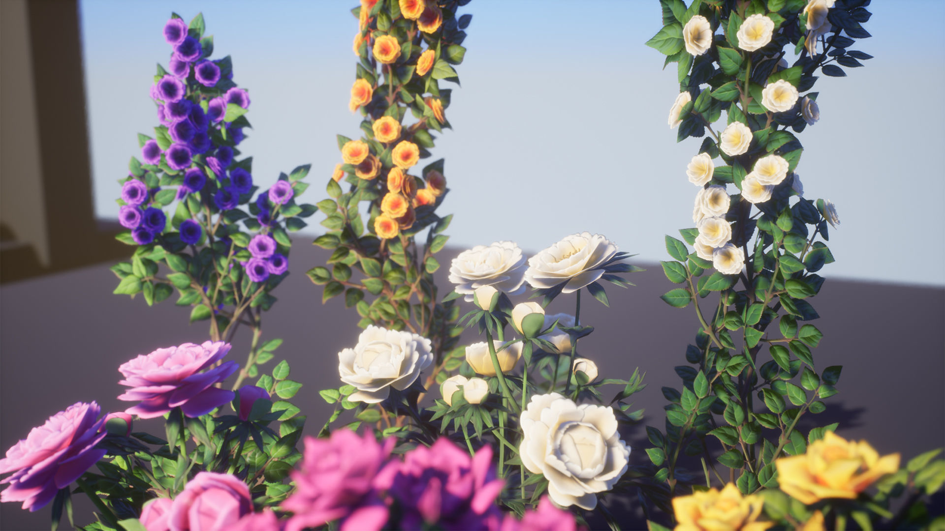 Flowers Pack Low-poly 3D model_17