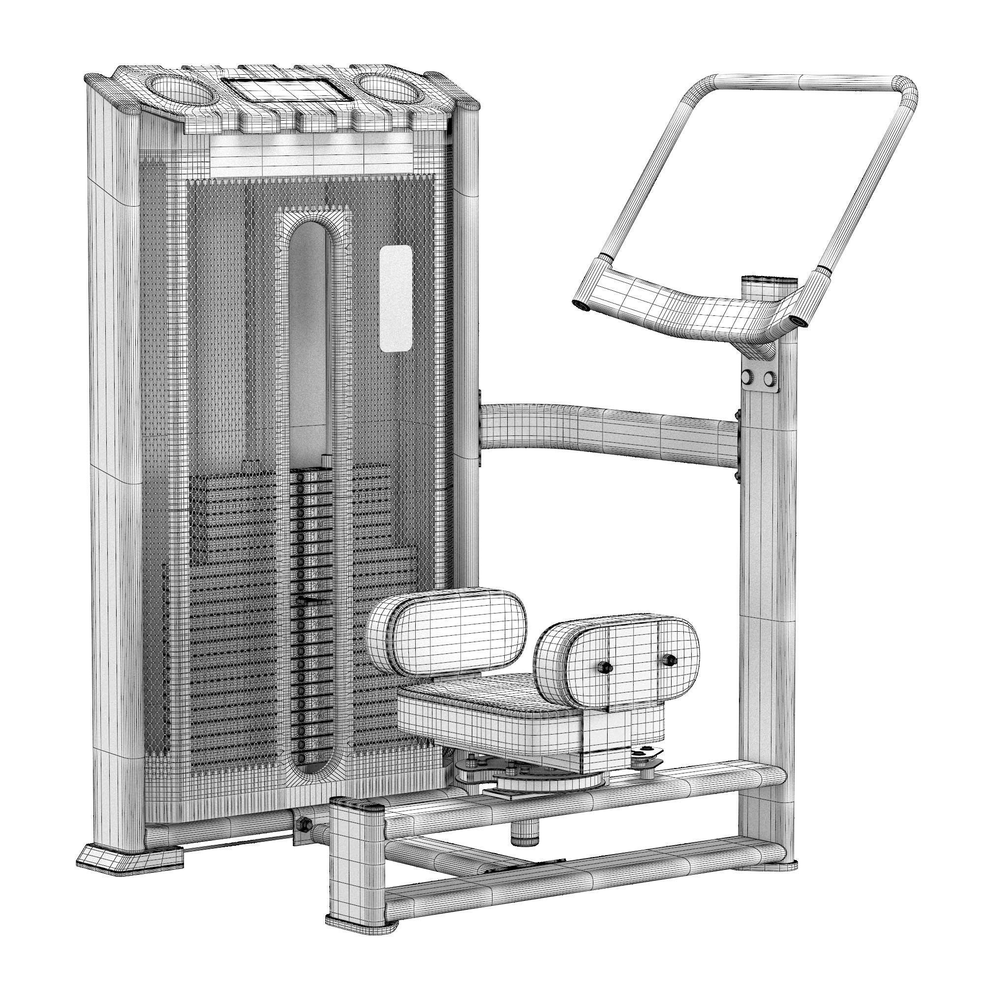 E-7018A Rotary Rorso 3D model_5