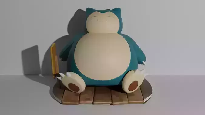Snorlax pokemon 3D print model 3D print model
