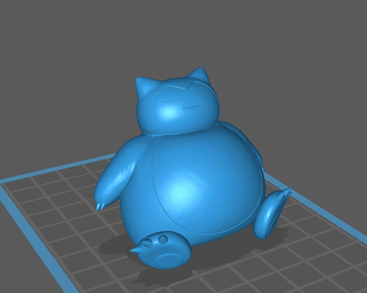 Snorlax pokemon 3D print model 3D print model_9