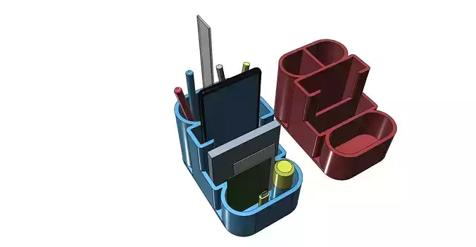 Organizer pencil phone papers cards easy print