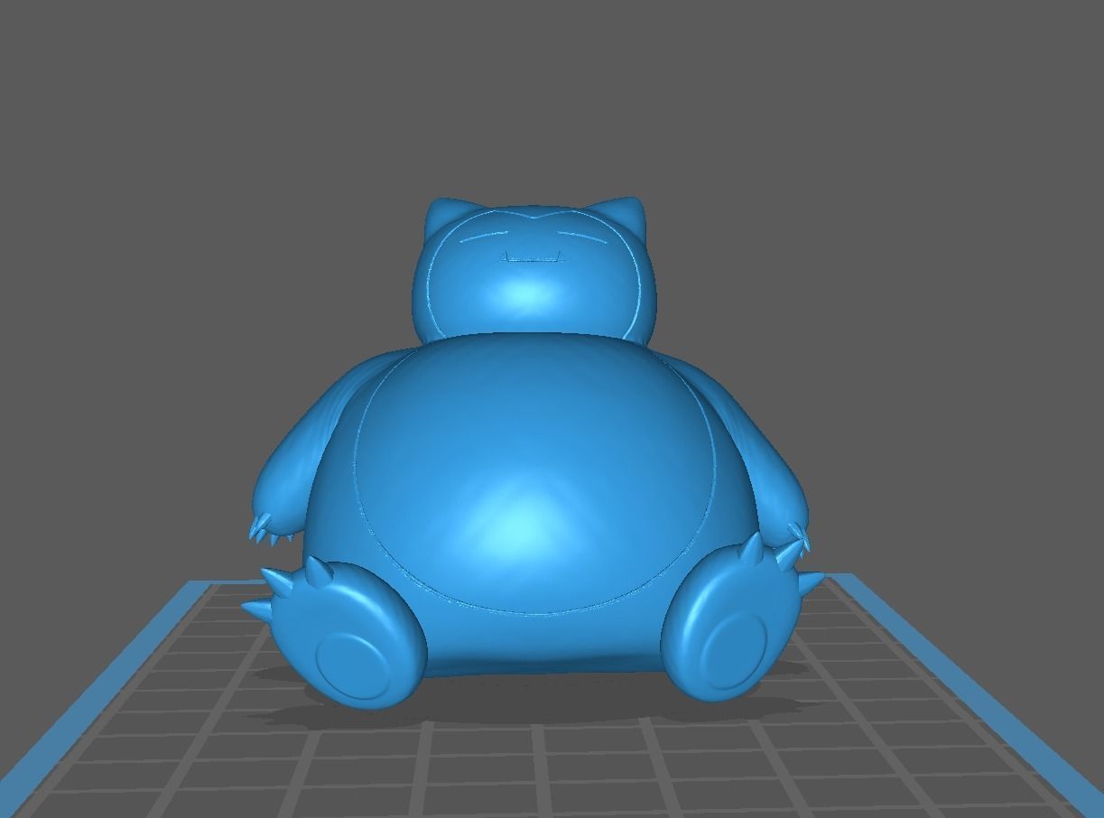 Munchlax and Snorlax pokemon 3D print model 3D print model_25