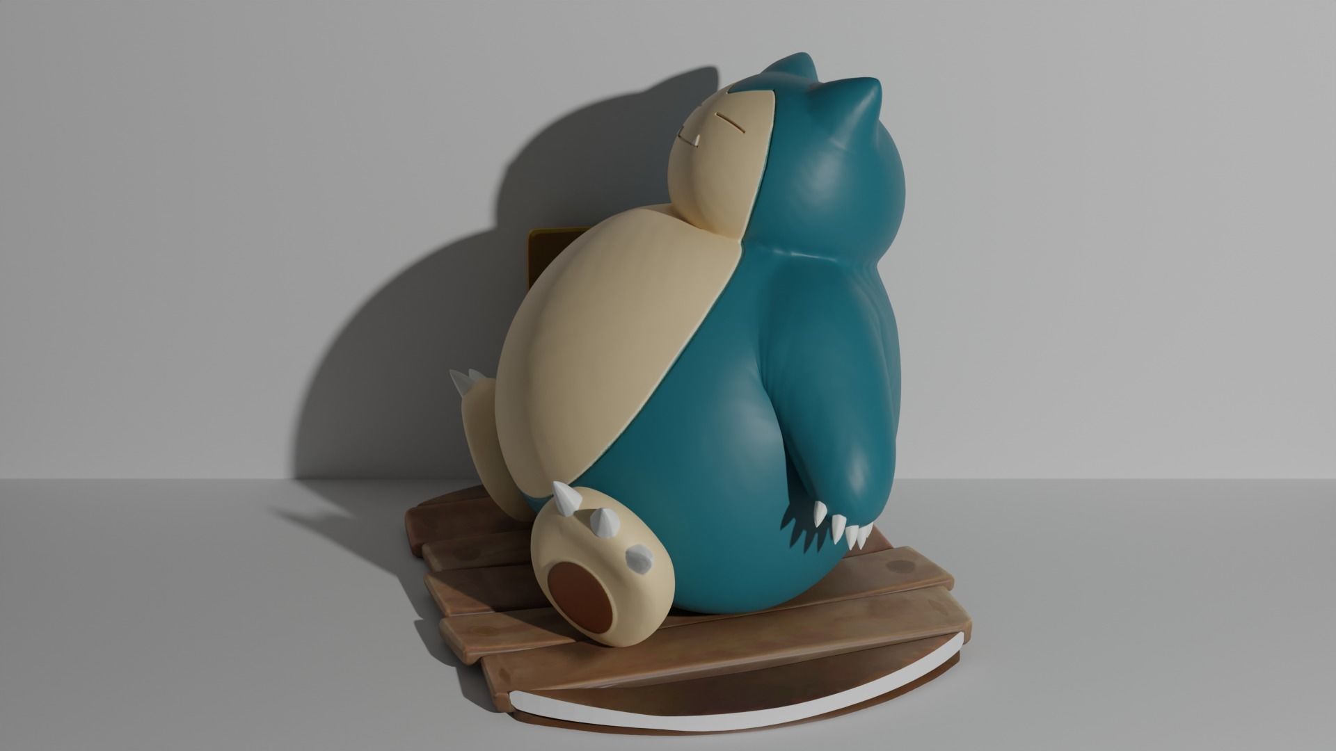 Munchlax and Snorlax pokemon 3D print model 3D print model_8