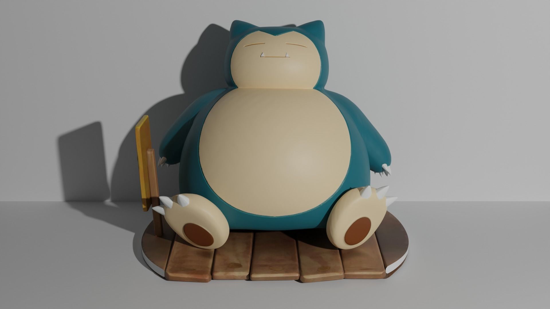 Munchlax and Snorlax pokemon 3D print model 3D print model_5