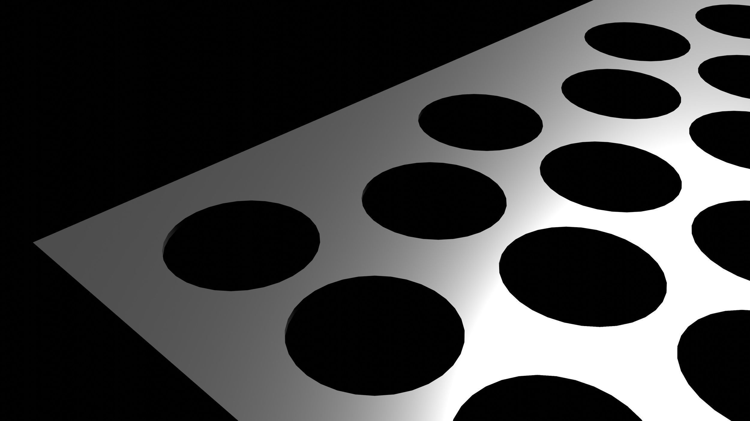 Perforated panel with 50 percent of opening 3D model_3