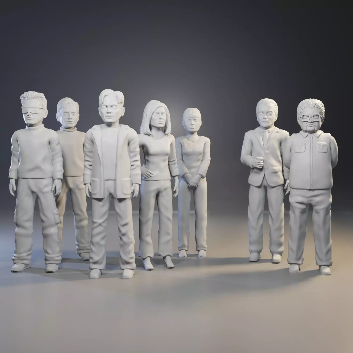 Team America full set 3D print model_0