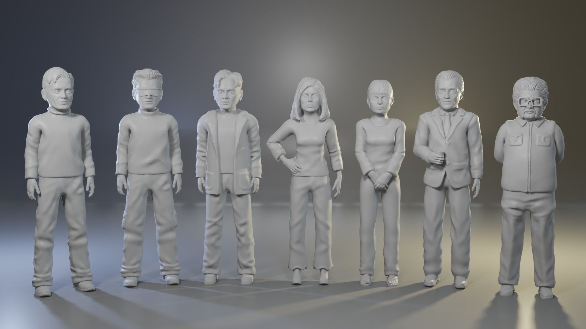 Team America full set 3D print model_2