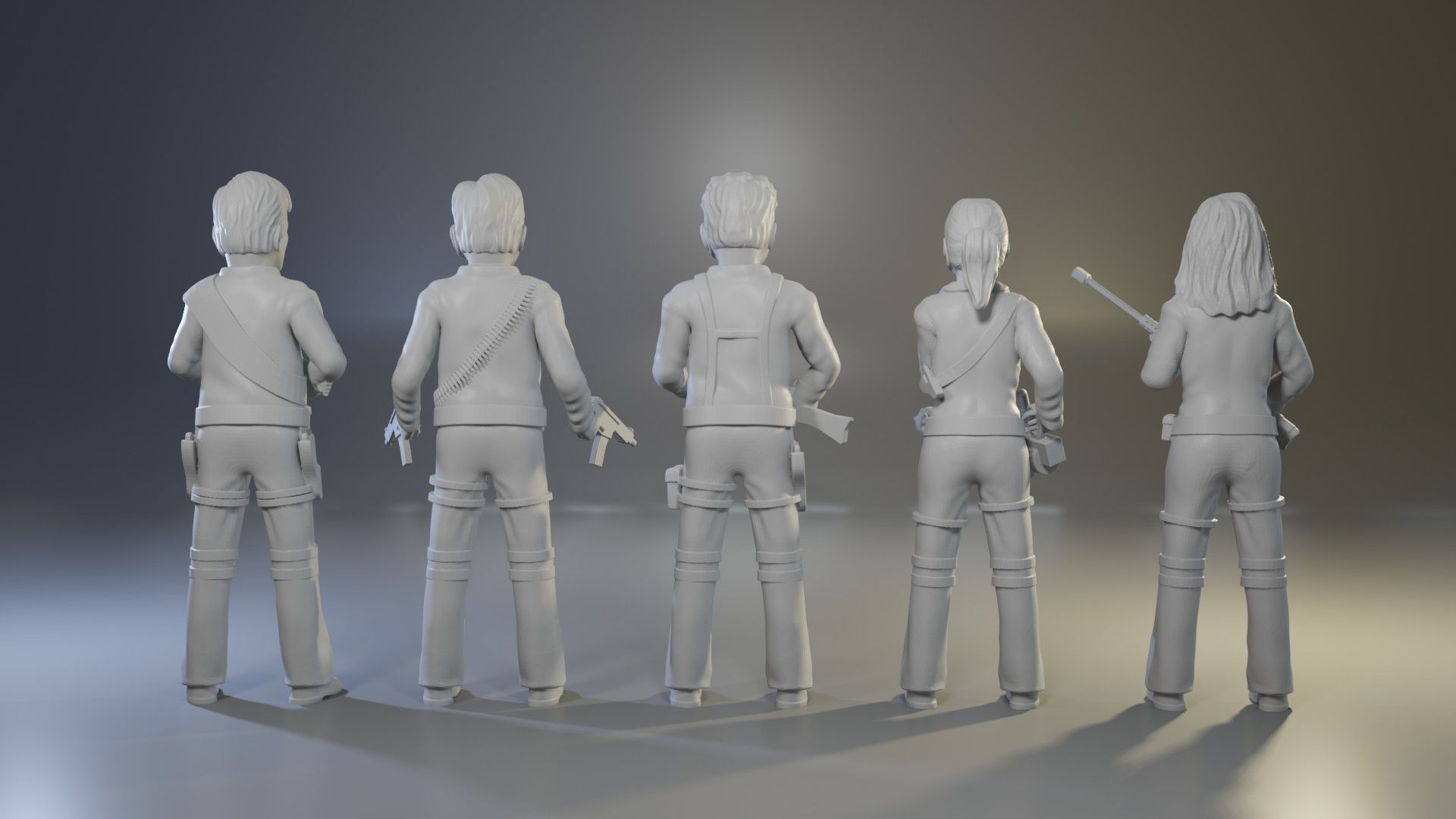 Team America full set 3D print model_8