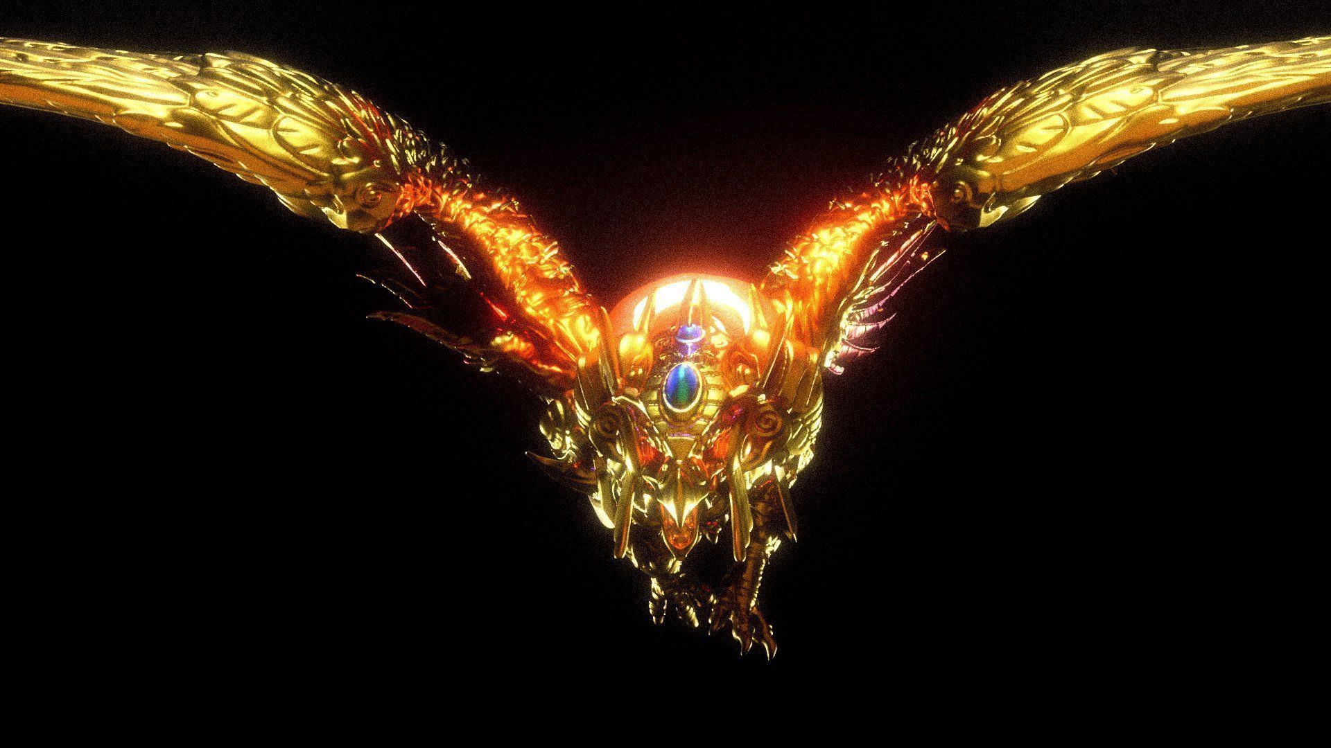 The Winged Dragon of Ra yugioh 3D print model_2