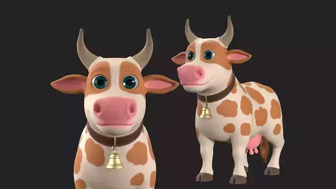 Cartoon Cow V3