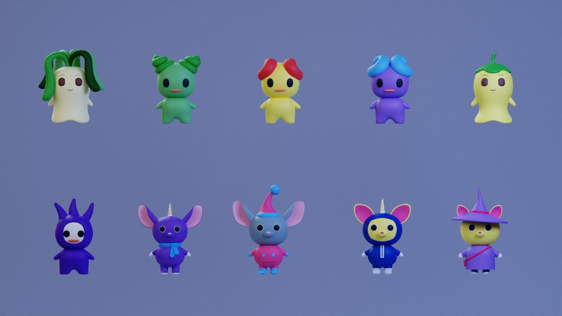 Fantasy Islands Exteriors Low Poly Low-poly 3D model_32