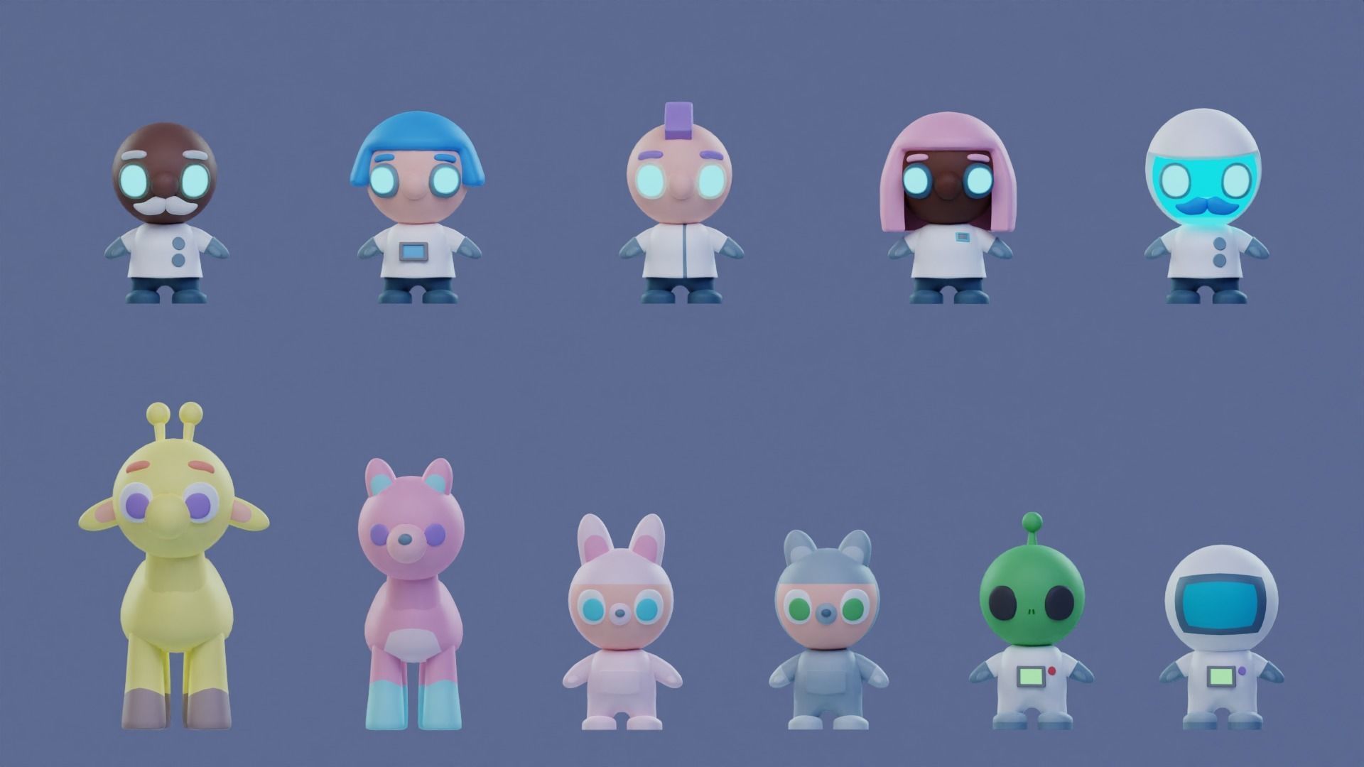 Fantasy Islands Exteriors Low Poly Low-poly 3D model_31