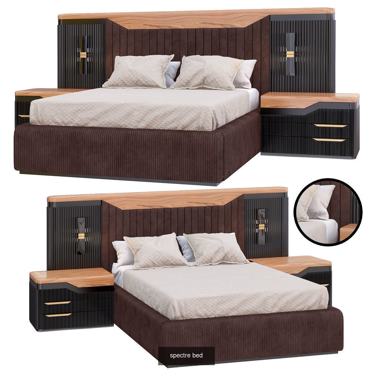 spectre collection wardrobe with two doors and curtain _3